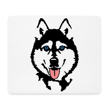Husky - Mouse Pad (horizontal) - white - Front