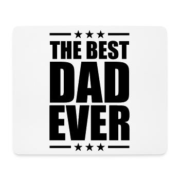 Best Dad Ever - Tapis de souris (format paysage) - blanc - Devant