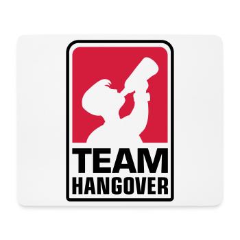 team logo hangover - Mousepad (Querformat) - Weiß - Vorne