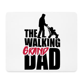 The walking (grand) dad - grandad - Tapis de souris (format paysage) - blanc - Devant