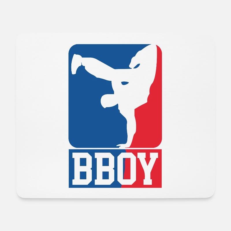 Breakdance B-Boy Streetdance Design Hip Hop Dance - Mousepad (Querformat) - Weiß