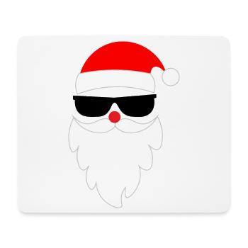 Cool Santa Claus Santa Claus - Mouse Pad (horizontal) - white - Front