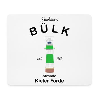 Leuchtturm Bülk, Strande, Kieler Förde, Ostsee - Mousepad (Querformat) - Weiß - Vorne