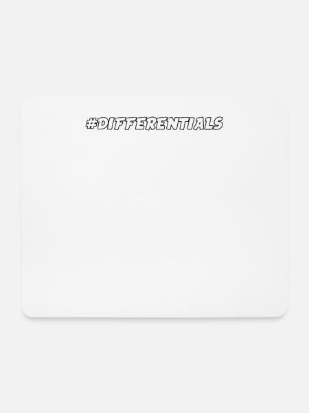 Unterschiede - Mousepad (Querformat) - Weiß