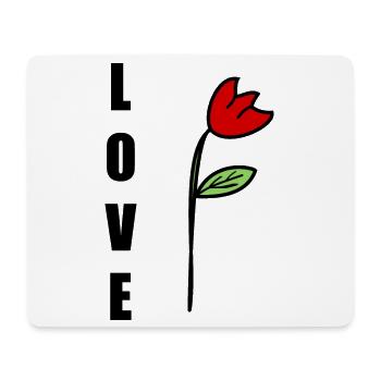 VALENTINSTAG. Junggesellinnenabschied. ICH LIEBE DICH. ICH LIEBE DICH. LIEBE - Mousepad (Querformat) - Weiß - Vorne