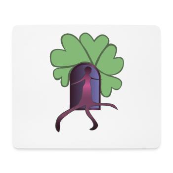 Treten Sie aus Pink heraus - Mousepad (Querformat) - Weiß - Vorne