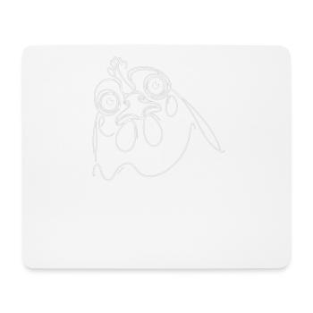 trying to hendl this hühnerliebe dialekt denglisch - Mousepad (Querformat) - Weiß - Vorne