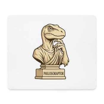 Philosoraptor - Mouse Pad (horizontal) - white - Front