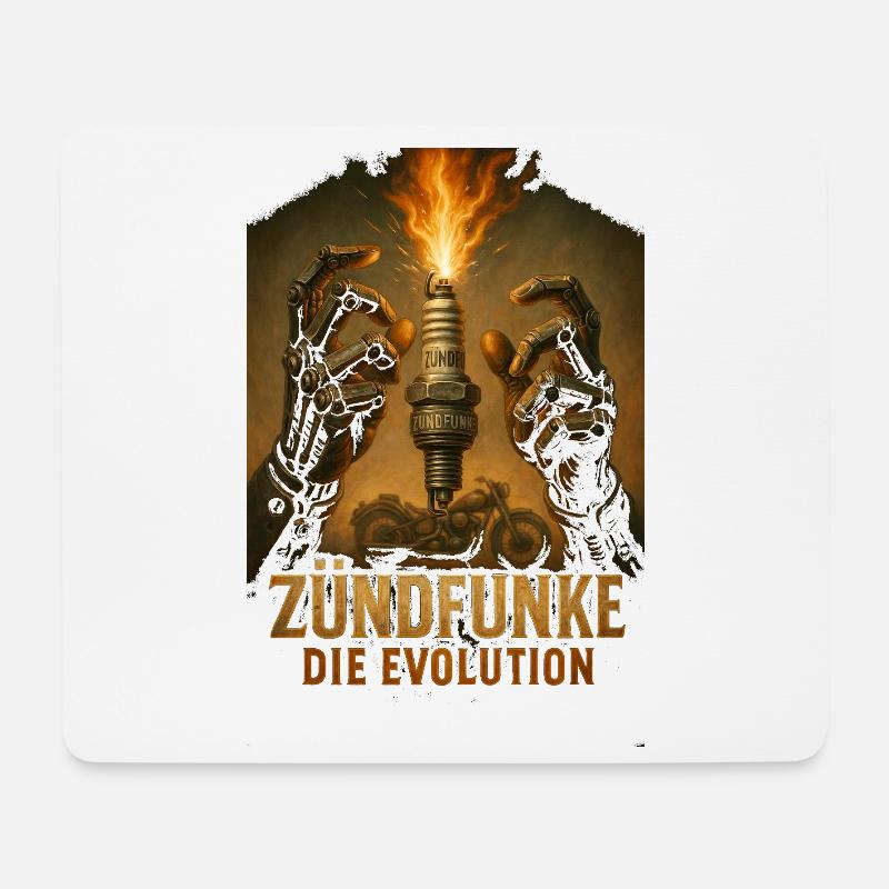 ZÜNDFUNKE – The Evolution - Mouse Pad (horizontal) - white