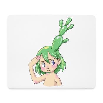 cactus - Mouse Pad (horizontal) - white - Front