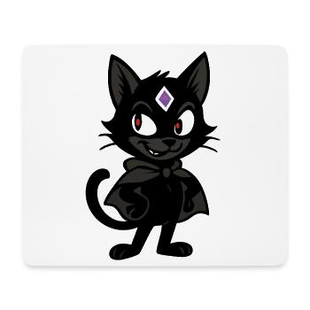 Bad Kitty Vibes - Mousepad (Querformat) - Weiß - Vorne