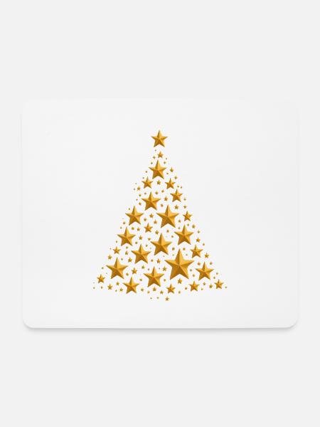 Weihnachtsbaum Weihnachten - Mousepad (Querformat) - Weiß