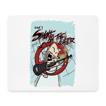 don't Somke on the water - Tapis de souris (format paysage) - blanc - Devant