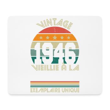 1946 – Vintage – Unique example - Mouse Pad (horizontal) - white - Front