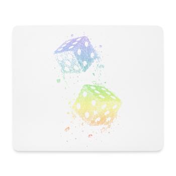 Cube - Mouse Pad (horizontal) - white - Front
