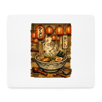 Soupe ramen aux nouilles - Tapis de souris (format paysage) - blanc - Devant