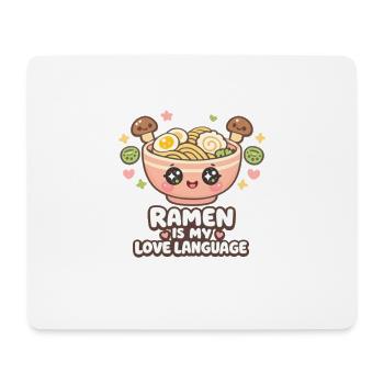 Ramen is Life - Mousepad (Querformat) - Weiß - Vorne