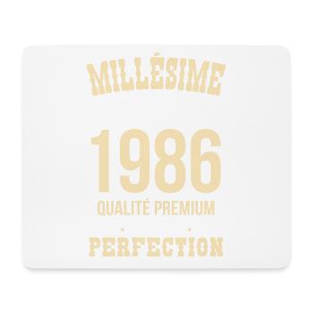 1986 – Exceptional vintage – Premium quality - Mouse Pad (horizontal) - white - Front