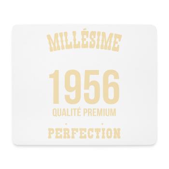 1956 – Millésime d’exception – Qualité premium - Tapis de souris (format paysage) - blanc - Devant