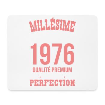 1976 – Millésime d’exception – Qualité premium - Tapis de souris (format paysage) - blanc - Devant