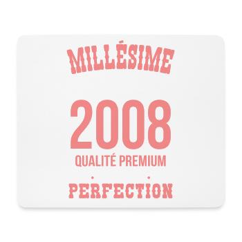 2008 – Millésime d’exception – Qualité premium - Tapis de souris (format paysage) - blanc - Devant