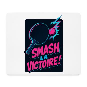 Zerstört den Sieg! Tischtennis - Mousepad (Querformat) - Weiß - Vorne
