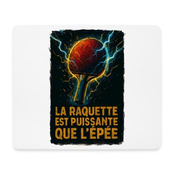 Zerstört den Sieg! Tischtennis - Mousepad (Querformat) - Weiß - Vorne