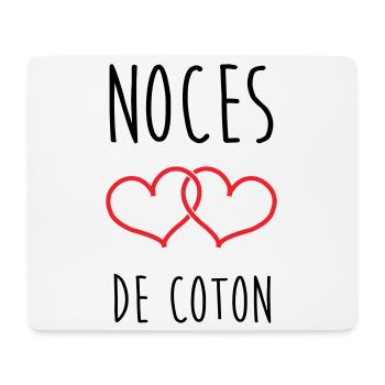 Cotton Wedding 1 Year Wedding - Mouse Pad (horizontal) - white - Front