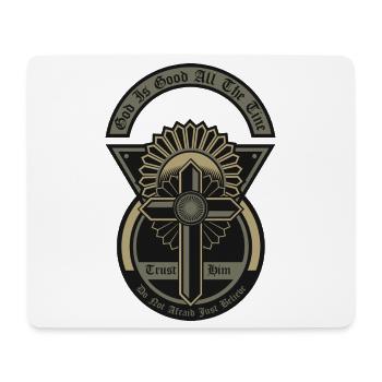 God Is Good All the Time  - Mouse Pad (horizontal) - white - Front