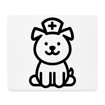 Krankenschwester - Mousepad (Querformat) - Weiß - Vorne
