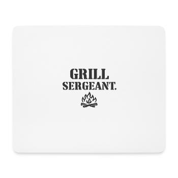 Grill Sergeant - Mouse Pad (horizontal) - white - Front