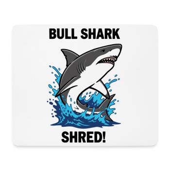 Bulldog Shark Shred Shark Sea Bull - Mouse Pad (horizontal) - white - Front