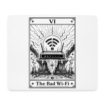Poor wifi | Tarot Card Everyday - Mouse Pad (horizontal) - white - Front