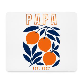 Papa 2027 - Tapis de souris (format paysage) - blanc - Devant