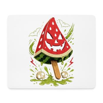Halloween Sommer Melone - Mousepad (Querformat) - Weiß - Vorne