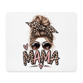 Leopard Mom Style - Mouse Pad (horizontal) - white - Front