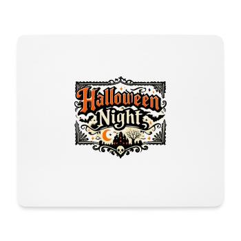 Halloween Night Schriftzug - Mousepad (Querformat) - Weiß - Vorne