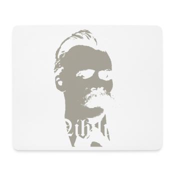 Nihilistische Nietzsche - Mousepad (Querformat) - Weiß - Vorne