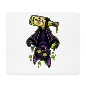 Tequila-Bat im Neon-Grün - Mousepad (Querformat) - Weiß - Vorne