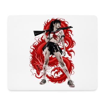 ZOMBIE-KILLER - Mousepad (Querformat) - Weiß - Vorne