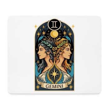 ZWILLINGE STERNZEICHEN - Mousepad (Querformat) - Weiß - Vorne