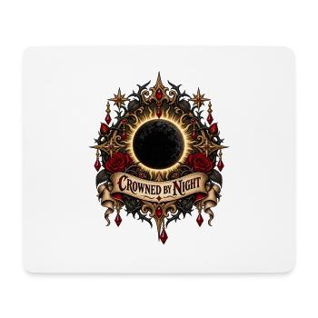 Krönt vom Nacht-Mondwrest. - Mousepad (Querformat) - Weiß - Vorne