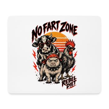 Furchtlose Zone: Rebellenfarm - Mousepad (Querformat) - Weiß - Vorne