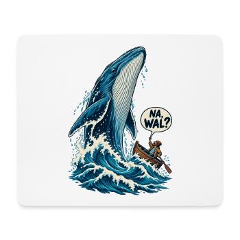 Na Wal - Mousepad (Querformat) - Weiß - Vorne