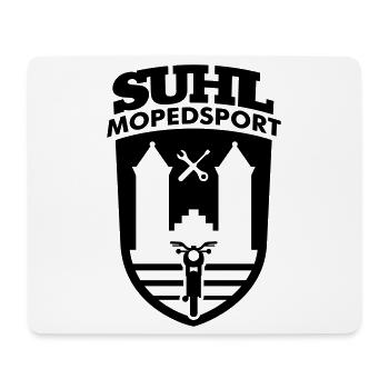 Suhl Mopedsport S50 S51 v.2 (Farbe änderbar) - Mousepad (Querformat) - Weiß - Vorne