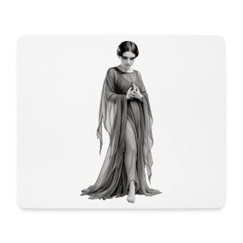 tödlicher Blick - Mousepad (Querformat) - Weiß - Vorne