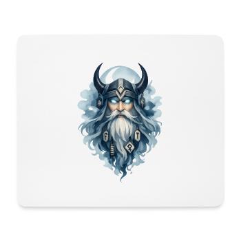 Eisvater Runenhelm - Mousepad (Querformat) - Weiß - Vorne