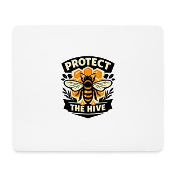 Schütze den Bienenstock - Mousepad (Querformat) - Weiß - Vorne
