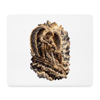 EP Warrior Angel – Glaube und innere Stärke - Mousepad (Querformat) - Weiß - Vorne