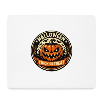 Halloween Kürbis Trick or Treat Sticker - Mousepad (Querformat) - Weiß - Vorne